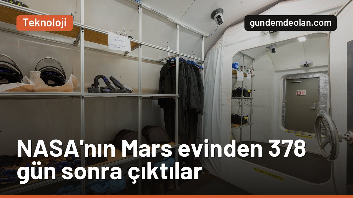 NASA’nın Mars simülasyonu bitti: 4 gönüllü 378 gün sonra dışarı çıktı