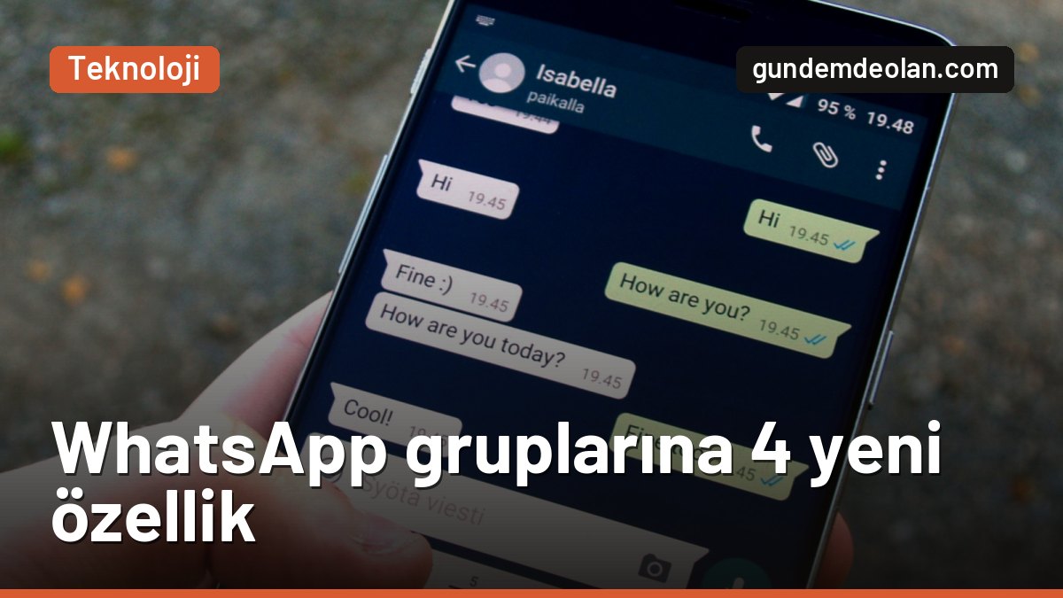 WhatsApp gruplarına 4 yeni özellik: Kalıcı sabitleme ve eski mesaj gönderme