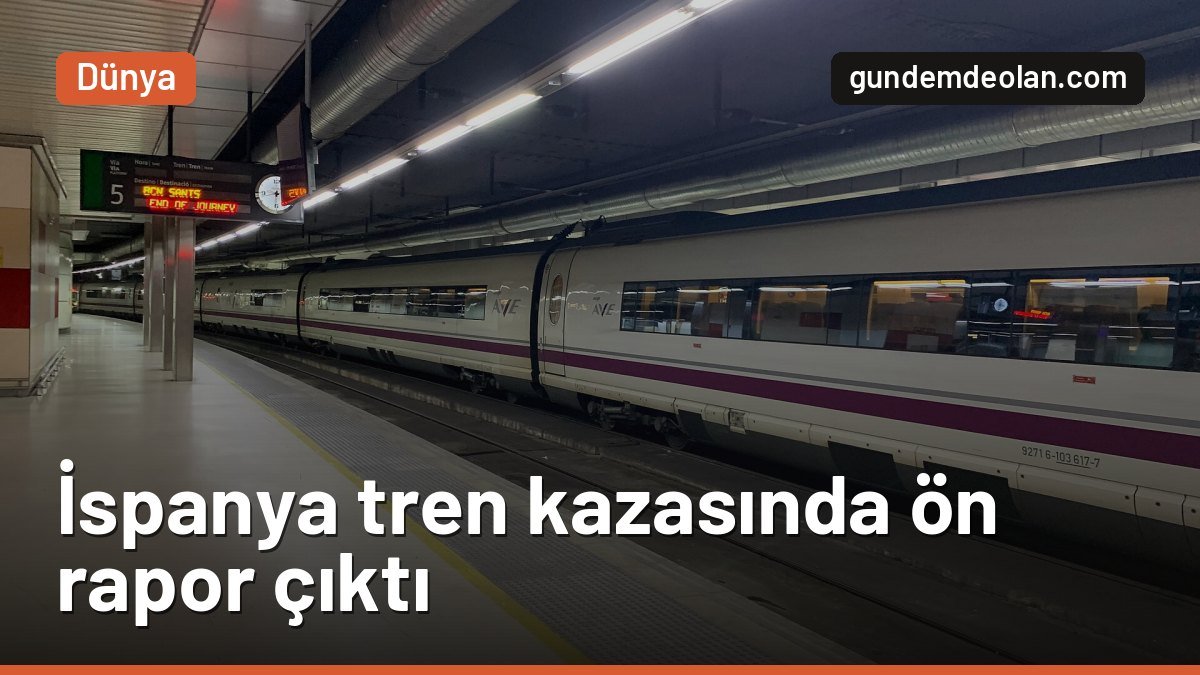 İspanya tren kazası ön raporu: AVE duran trene 200 km hızla çarpmış