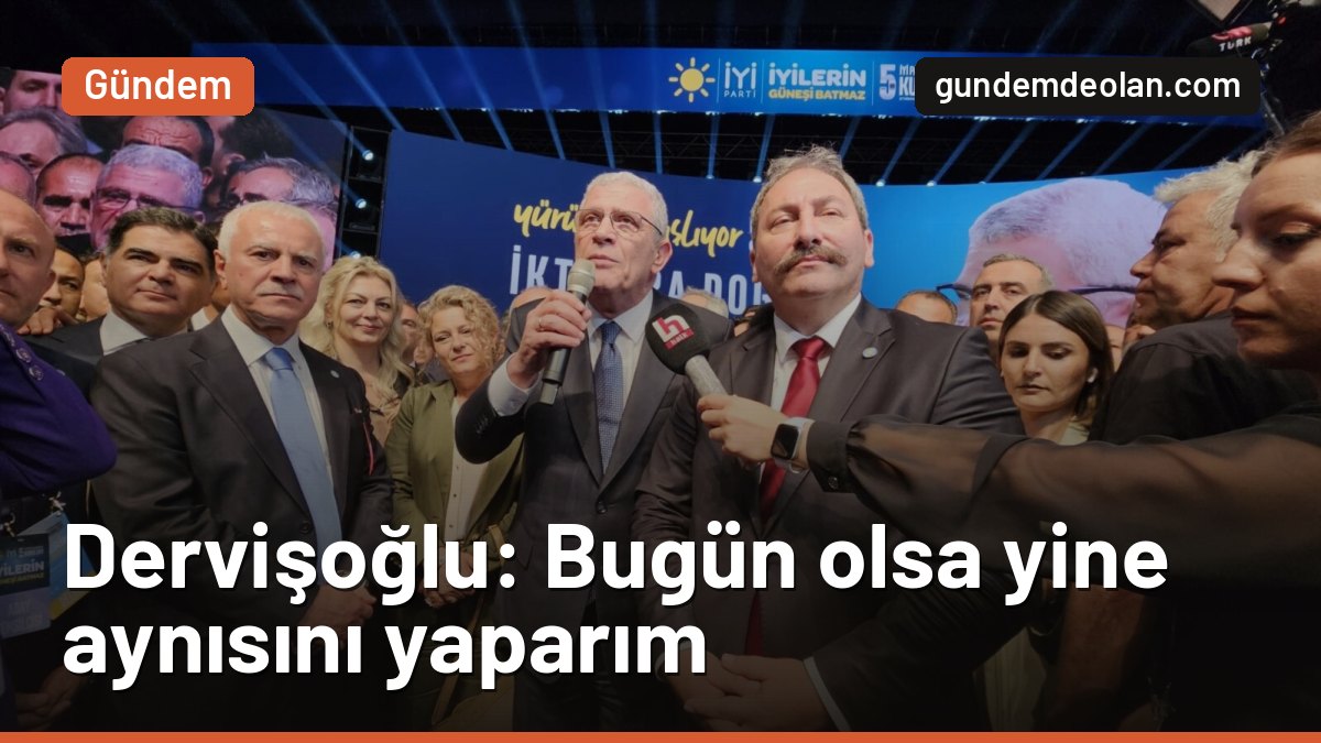 Dervişoğlu’ndan Bahçeli’nin koluna girme tartışmasına yanıt: Yine yaparım