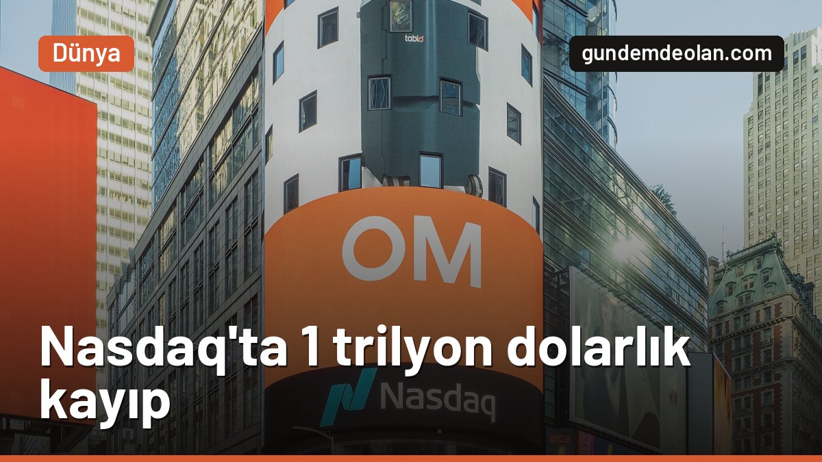Nasdaq bir haftada 1 trilyon dolar kaybetti: Intel yüzde 30 çakıldı
