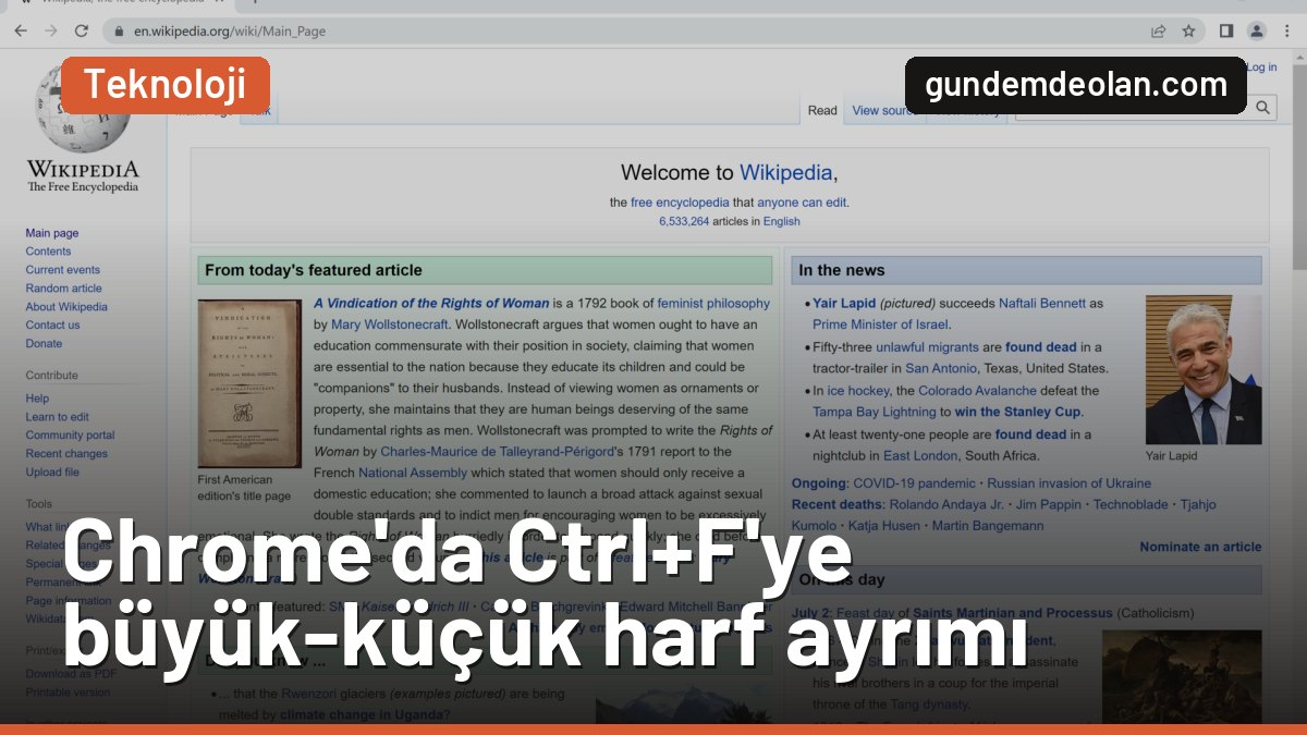 Chrome Ctrl+F aramasına büyük-küçük harf ayrımı geliyor: Ne değişecek?
