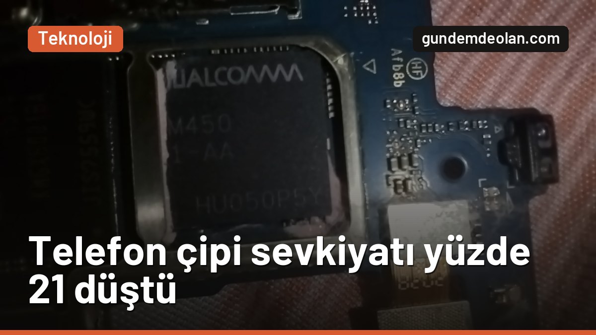 Telefon işlemcisi sevkiyatı neden yüzde 21 düştü? Apple payını büyüttü