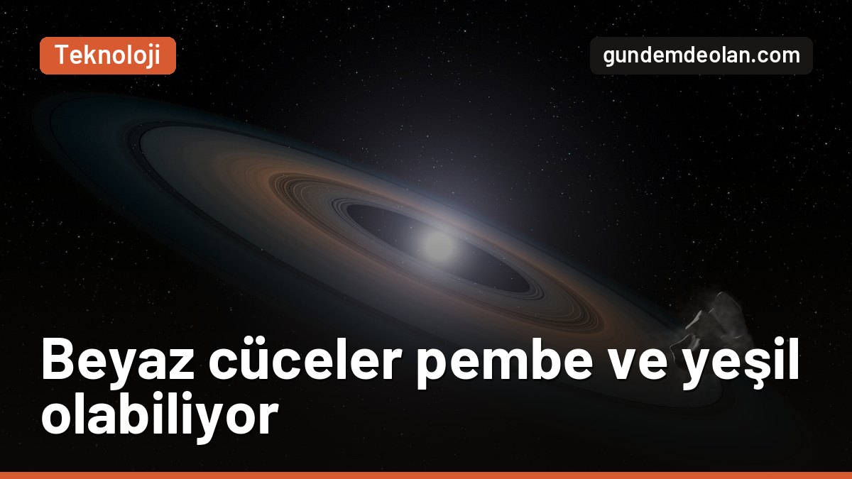 Beyaz cüce yıldızlar neden pembe ve yeşil görünüyor? Yeni araştırma