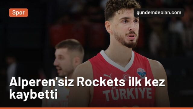 Alperen Şengün yoktu, Houston Rockets sezonun ilk yenilgisini Dallas’ta aldı