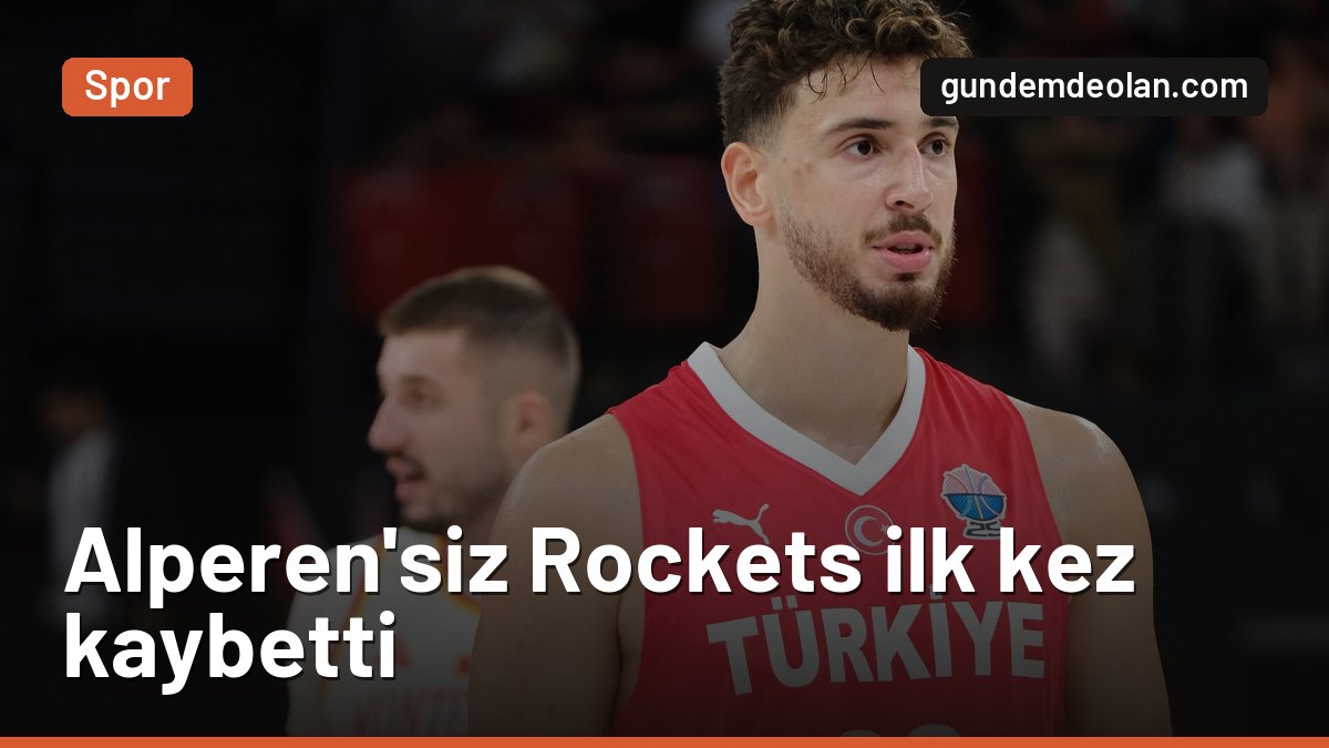 Alperen Şengün yoktu, Houston Rockets sezonun ilk yenilgisini Dallas’ta aldı