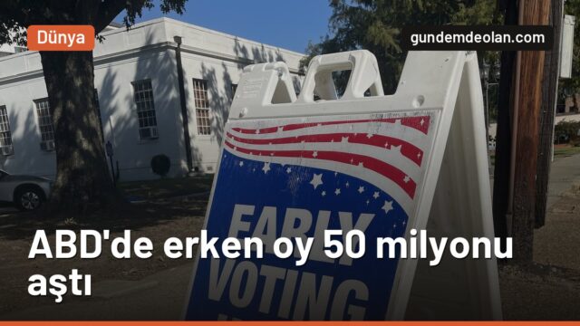 ABD ara seçimlerinde erken oy rekoru: 50 milyonu aşkın seçmen sandığa gitti